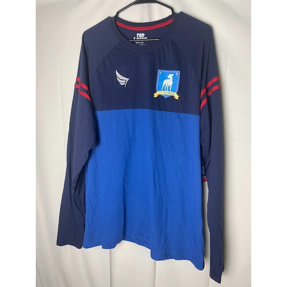 Ted Lasso AFC Richmond Men's Long Sleeve Shirt Halloween Costume Size XL NWT
